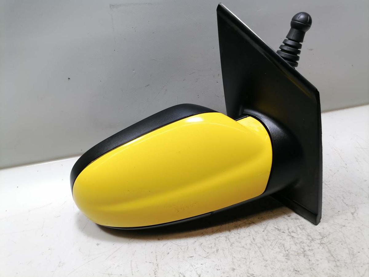 VW Fox original Au&szlig;enspiegel rechts LY1C Sonnengelb manuell verstellbar Bj.2006